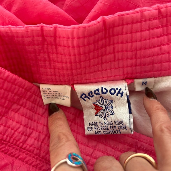 Reebok Women's Vintage 80’s Vivid Pink Windbreaker - Picture 3 of 3